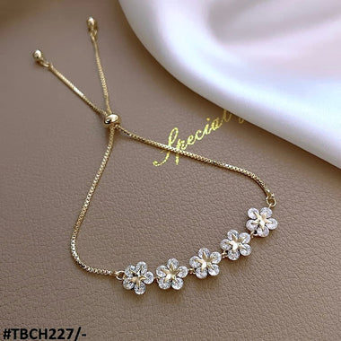 TBCH227 XST Star Flower Chain Bracelet Adjustable