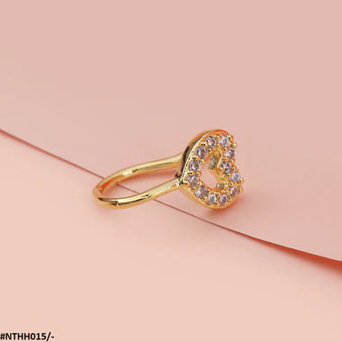 NTHH015 LMS Heart Nose Ring