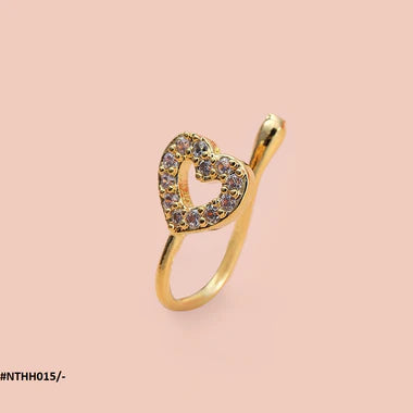 NTHH015 LMS Heart Nose Ring