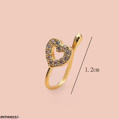 NTHH015 LMS Heart Nose Ring