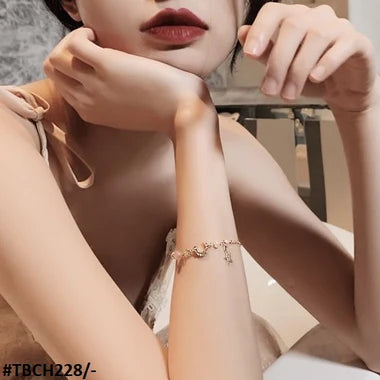 TBCH228 XST Charms & Beads Chain Bracelet Adjustable