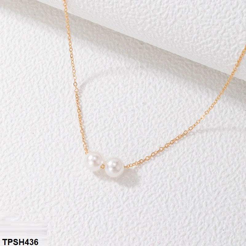 TPSH436 YYE Two Ball Pendent With Chain
