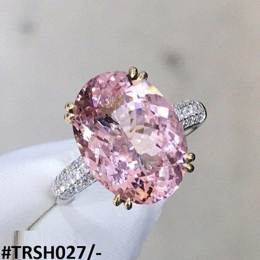 TRSH027 KRL Pink Cocktail Adjustable Ring