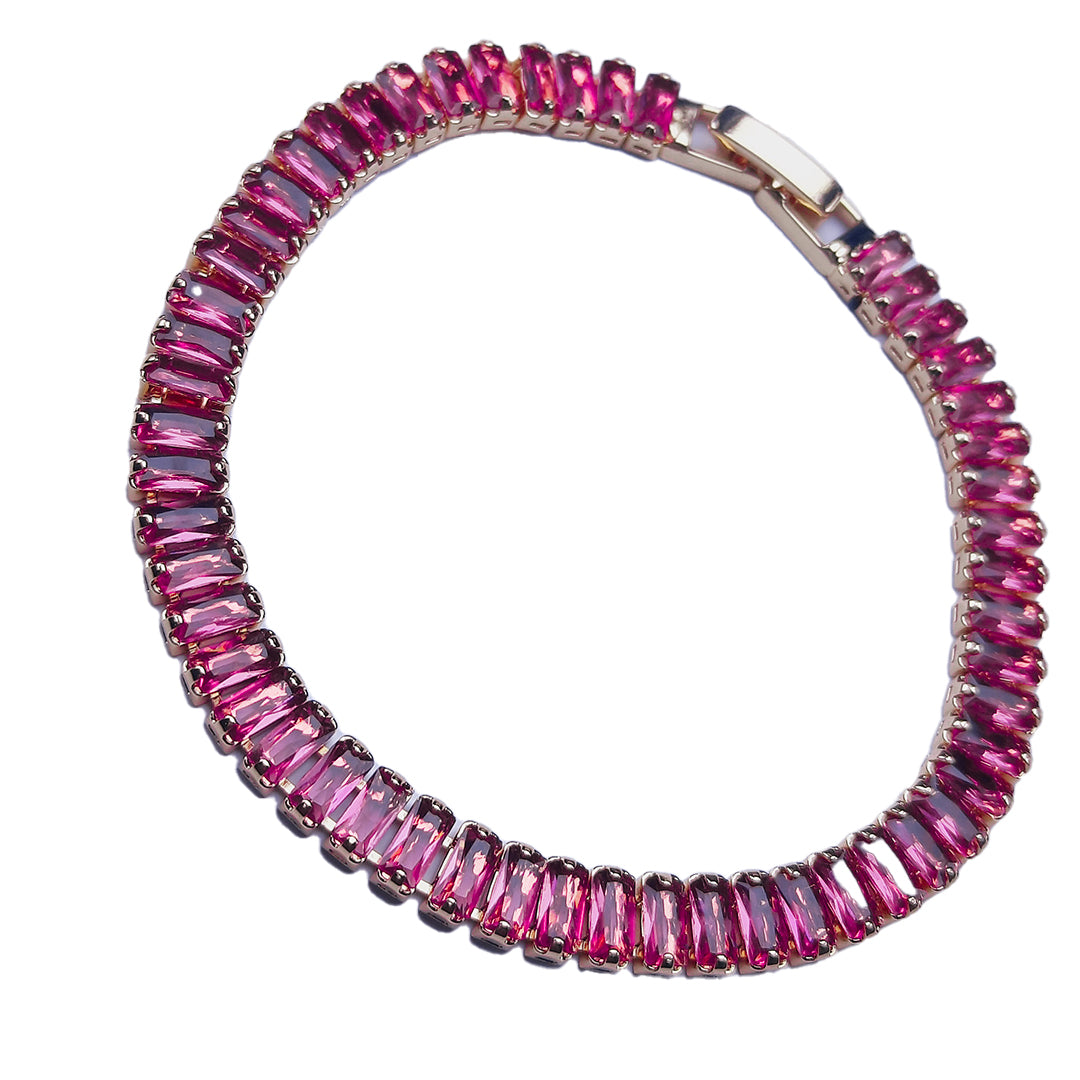 RAINBOW CRYSLER TENNIS BRACELETS