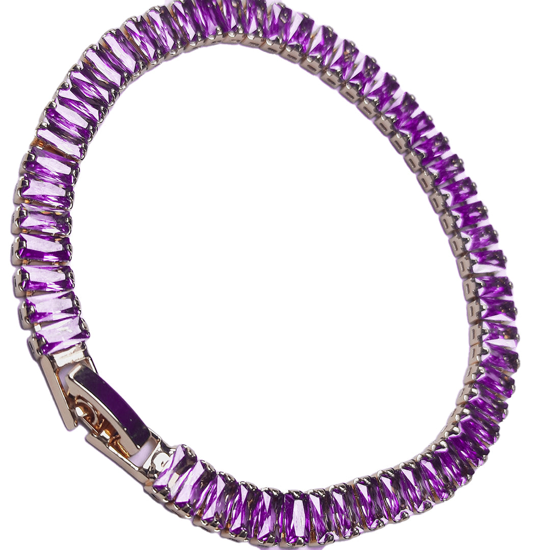 RAINBOW CRYSLER TENNIS BRACELETS