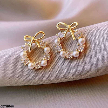 CETH044 SGC Pearl Bow Tops Pair