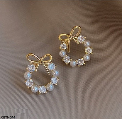 CETH044 SGC Pearl Bow Tops Pair