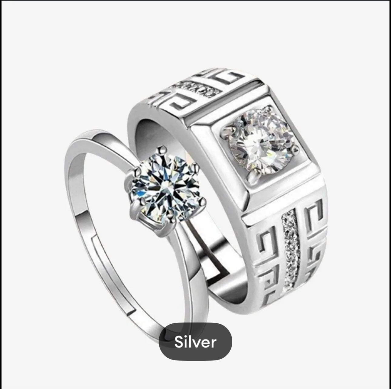 Couple Ring 02 Adjustable