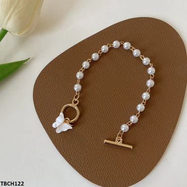 TBCH122 JMN Pearl Butterfly Bracelet