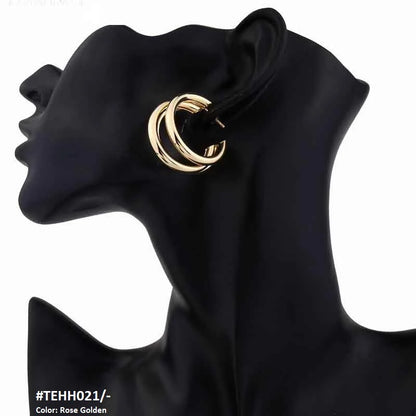 TEHH021 YYE Ear Hoops Pair - CEHH