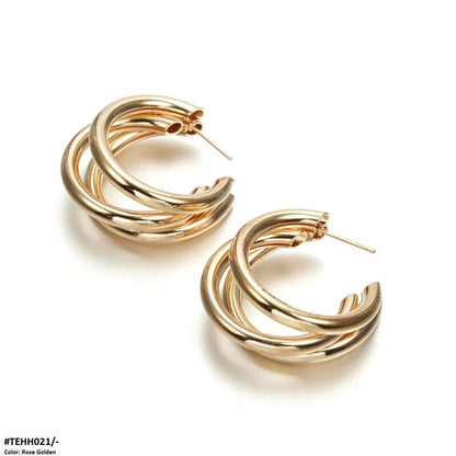 TEHH021 YYE Ear Hoops Pair - CEHH