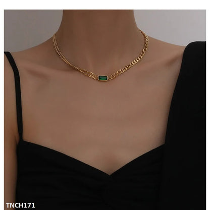 TNCH171 ZLX Layer Necklace Set With Bracelet