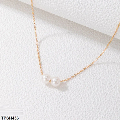TPSH436 YYE Two Ball Pendent With Chain