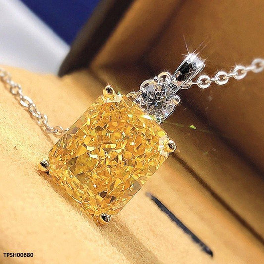 TPSH00680 CSH Lemon Sparkle Rectangular Pendant - TPSH