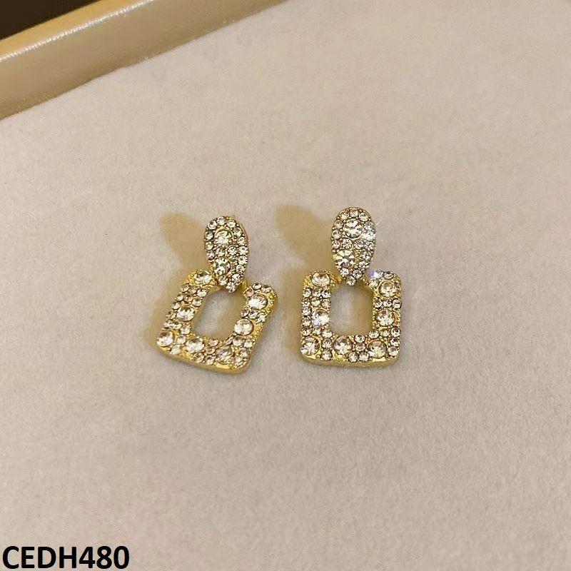 CEDH480 ZHL Square Drop Earring