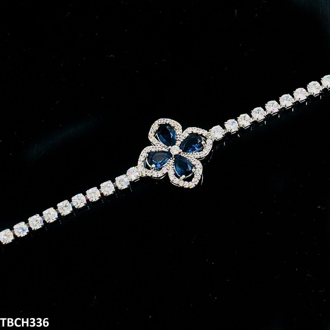 TBCH338 WKO Imp Flower Tear Bracelet